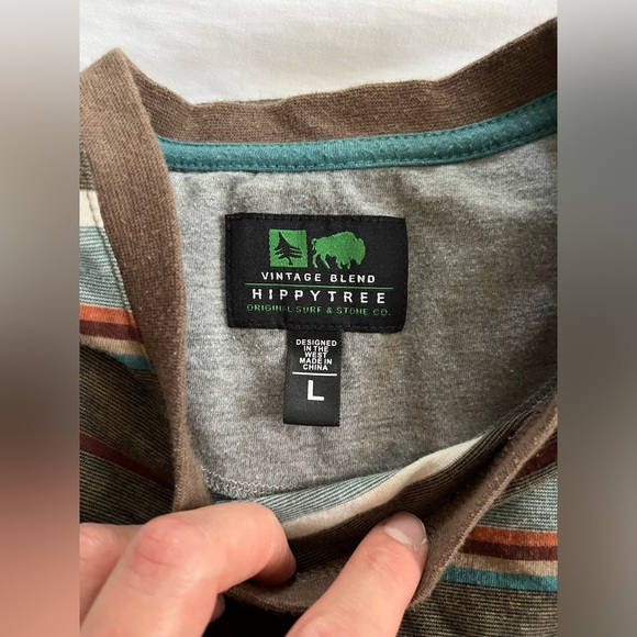 Hippy tree Striped t-shirt - Picture 2 of 3